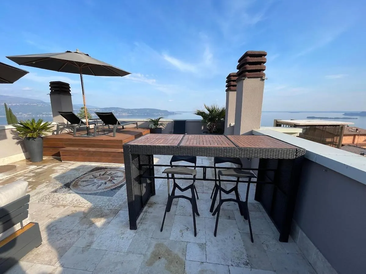 Deluxe Skylounge Design Apartment 360 Grad Lake View Toscolano Maderno
