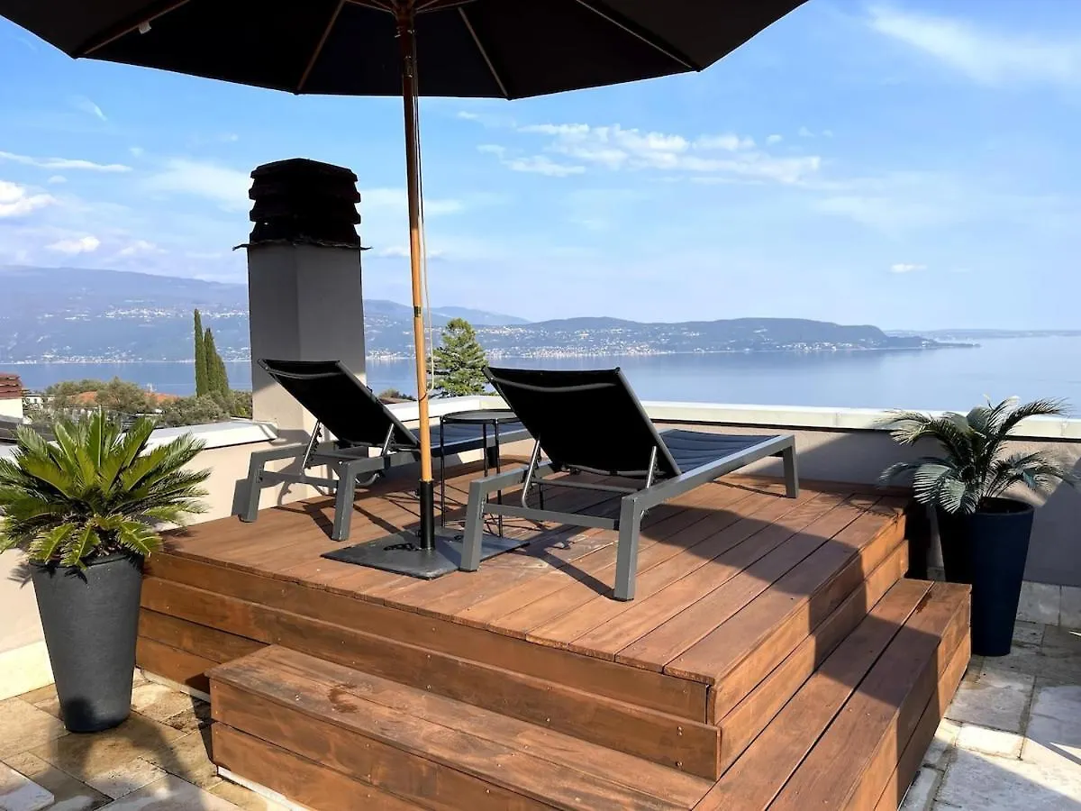 Deluxe Skylounge Design Apartment 360 Grad Lake View Toscolano Maderno