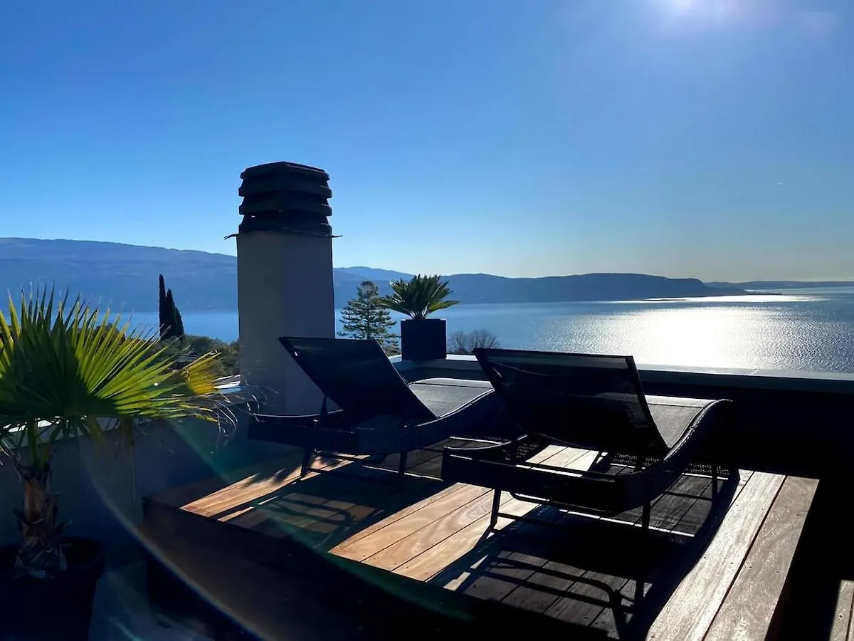 Deluxe Skylounge Design Apartment 360 Grad Lake View Toscolano Maderno