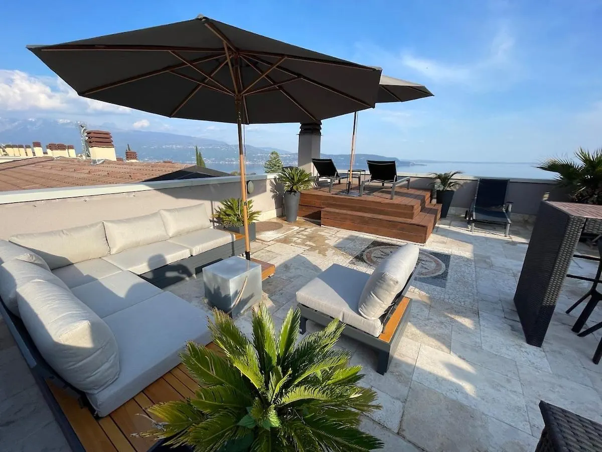Deluxe Skylounge Design Apartment 360 Grad Lake View Toscolano Maderno